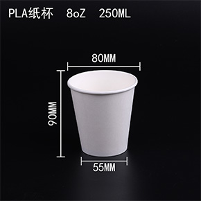 PLA纸杯250ml